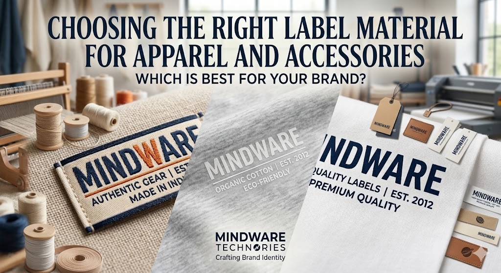 Choosing the Right Label Material for Apparel and Accessories  Mindware Technologies